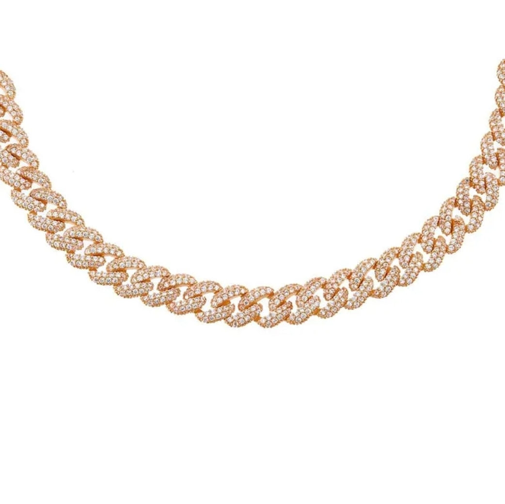 Khlea 8mm Iced out cuban Bracelet