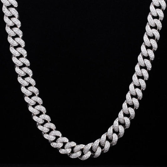 Killian 12mm Iced Out Cuban Link Chain