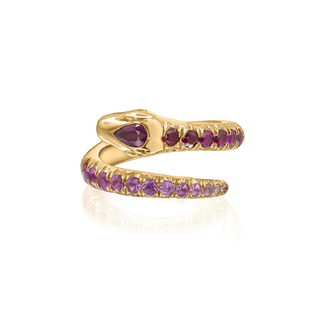 Rosalia Snake Ring