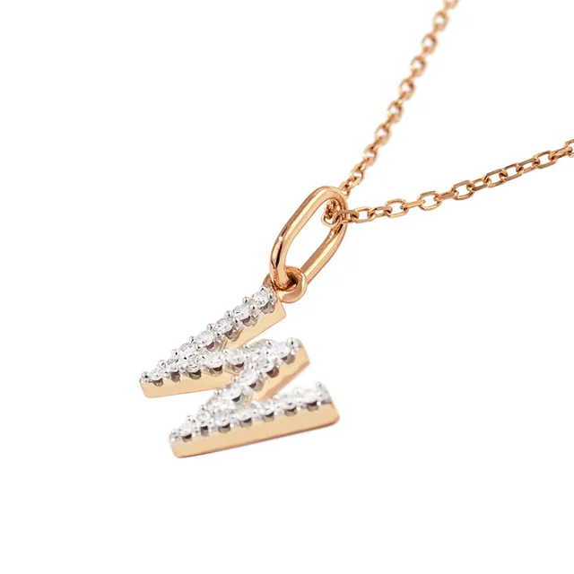 Adore Letter pendant necklace