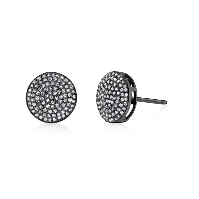 Zion Pave Stud Earrings