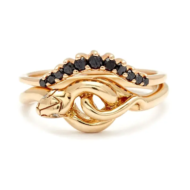 Shia Snake Stacked Ring