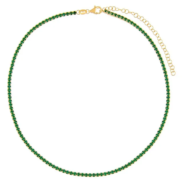 Mela 2mm Colored Tennis Choker