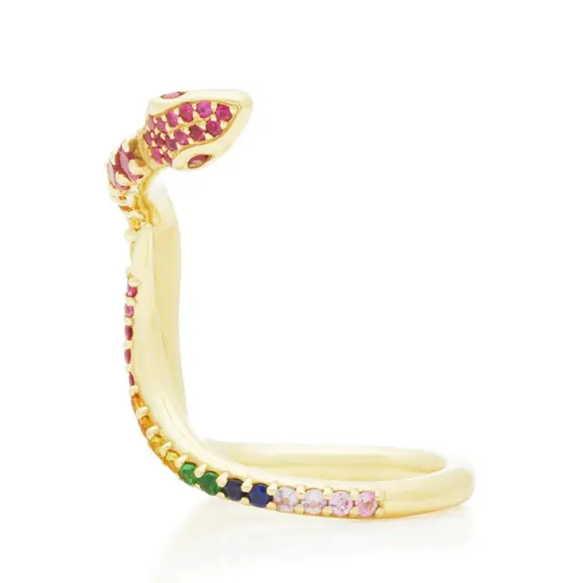 Kaliya Rainbow Snake Ring