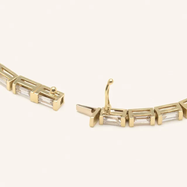 Venice Baguette Tennis Bracelet