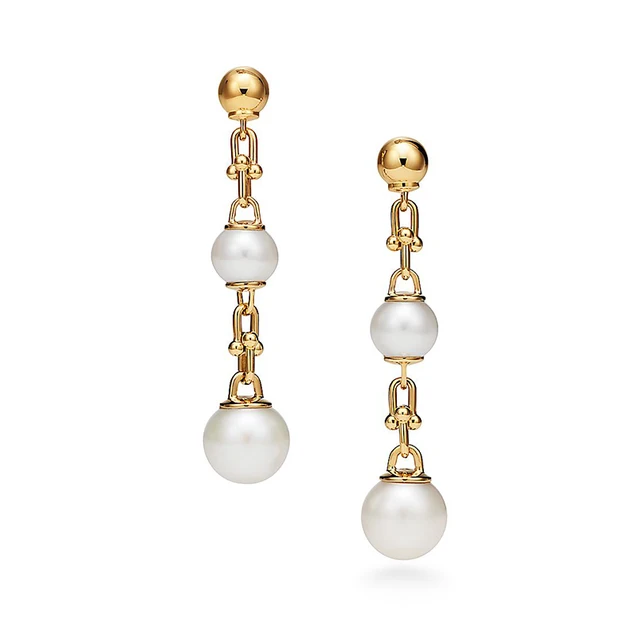 Uzziah U-Link Pearl Earrings