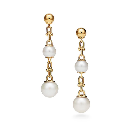 Uzziah U-Link Pearl Earrings