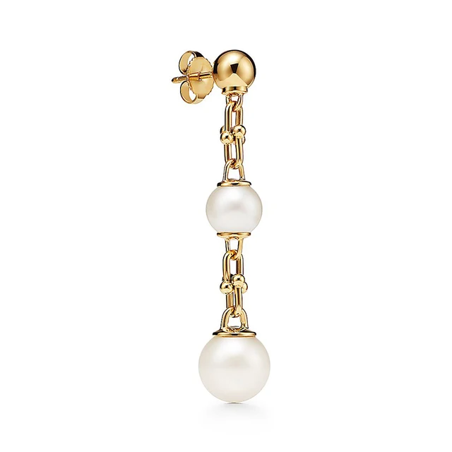 Uzziah U-Link Pearl Earrings