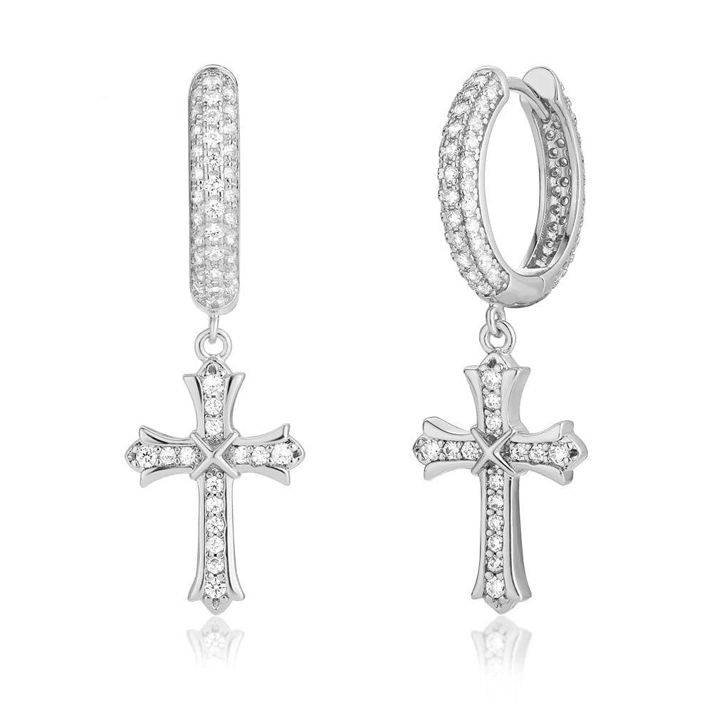 Elijah Cross Earrings