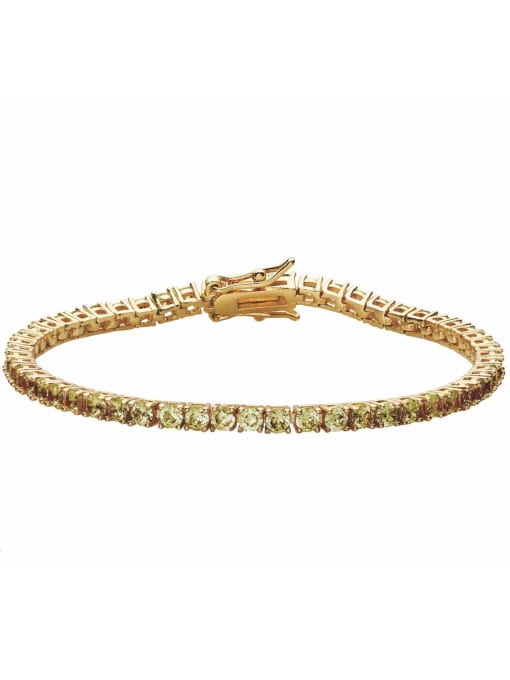 Elia 3mm Colored Tennis Bracelet