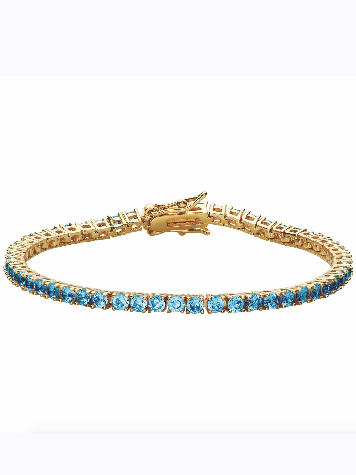Elia 3mm Colored Tennis Bracelet
