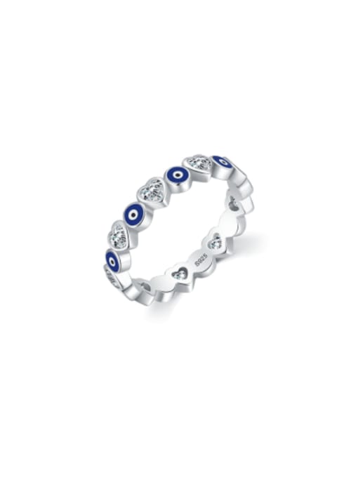 Luv evil eye ring