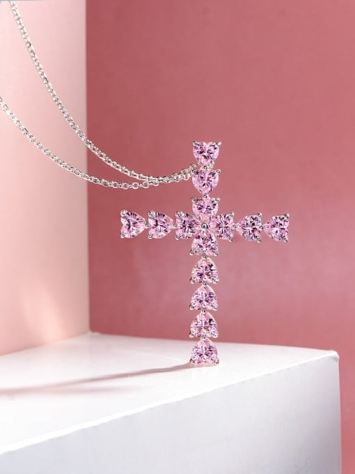 Ishtar heart cross necklace