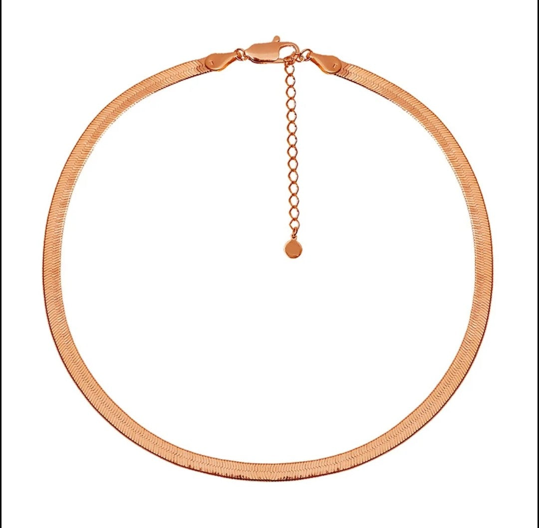 Snake Herringbone Choker 5mm