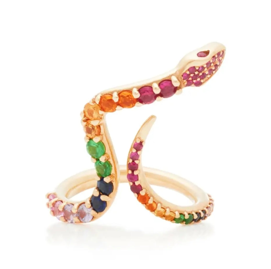 Kaliya Rainbow Snake Ring