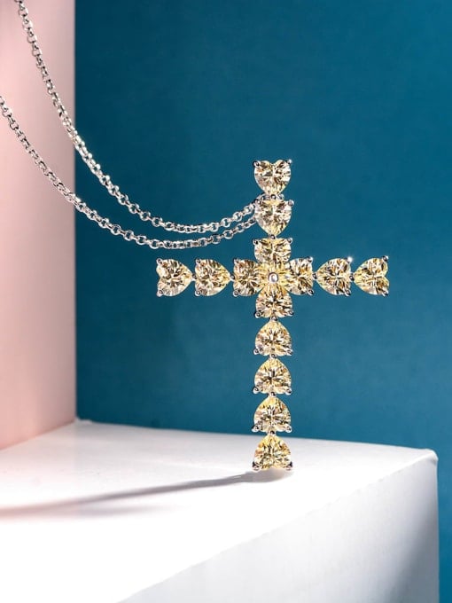 Ishtar heart cross necklace